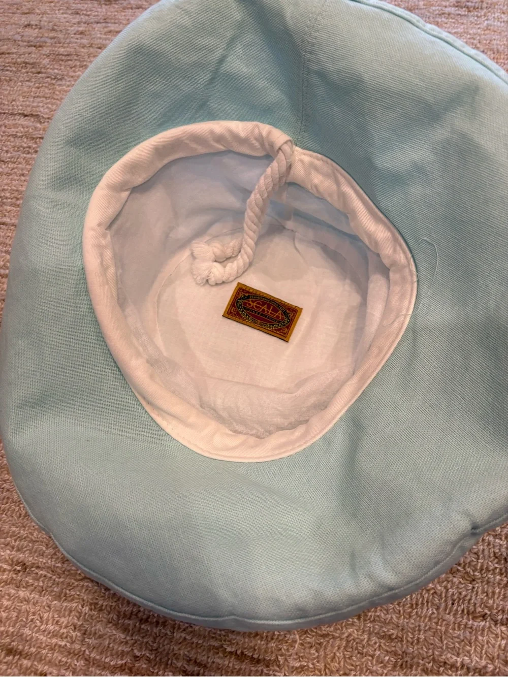 Women's Wide-Brim Sun Hat - Light Aqua